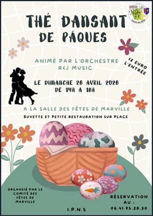 Thé dansant à Marville le 26 avril